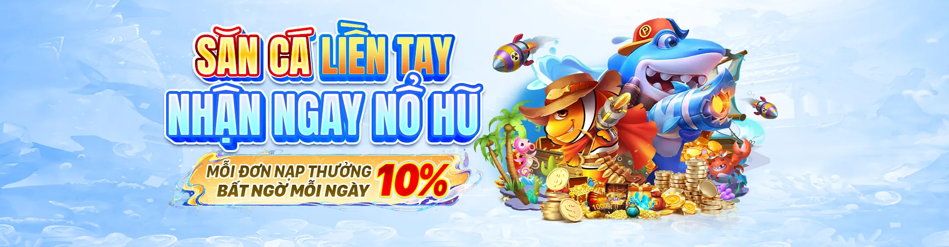 Thế giới bắn cá đầy màu sắc tại cado888 win